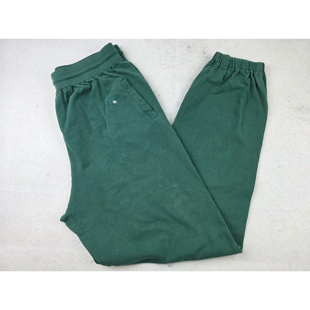 Vintage 90s Russell Athletic Pro‎ Sweatpants Mens XL Green High Cotton USA Made